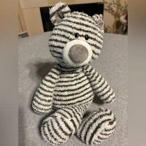 Gund Zag Plush Toy with Grey and White Stripes